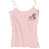 Juniors 1x1 Rib Spaghetti Strap Tank Thumbnail