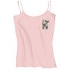 Juniors 1x1 Rib Spaghetti Strap Tank Thumbnail
