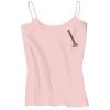 Juniors 1x1 Rib Spaghetti Strap Tank Thumbnail