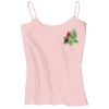 Juniors 1x1 Rib Spaghetti Strap Tank Thumbnail