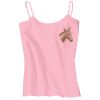 Juniors 1x1 Rib Spaghetti Strap Tank Thumbnail