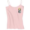 Juniors 1x1 Rib Spaghetti Strap Tank Thumbnail