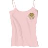 Juniors 1x1 Rib Spaghetti Strap Tank Thumbnail