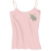 Juniors 1x1 Rib Spaghetti Strap Tank Thumbnail