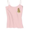 Juniors 1x1 Rib Spaghetti Strap Tank Thumbnail