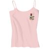 Juniors 1x1 Rib Spaghetti Strap Tank Thumbnail