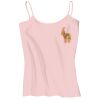 Juniors 1x1 Rib Spaghetti Strap Tank Thumbnail