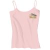 Juniors 1x1 Rib Spaghetti Strap Tank Thumbnail