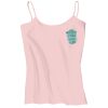 Juniors 1x1 Rib Spaghetti Strap Tank Thumbnail