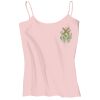 Juniors 1x1 Rib Spaghetti Strap Tank Thumbnail