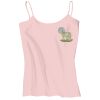 Juniors 1x1 Rib Spaghetti Strap Tank Thumbnail