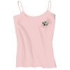 Juniors 1x1 Rib Spaghetti Strap Tank Thumbnail