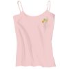 Juniors 1x1 Rib Spaghetti Strap Tank Thumbnail