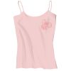 Juniors 1x1 Rib Spaghetti Strap Tank Thumbnail