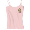 Juniors 1x1 Rib Spaghetti Strap Tank Thumbnail