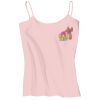 Juniors 1x1 Rib Spaghetti Strap Tank Thumbnail