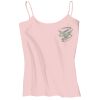 Juniors 1x1 Rib Spaghetti Strap Tank Thumbnail
