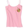 Juniors 1x1 Rib Spaghetti Strap Tank Thumbnail