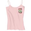 Juniors 1x1 Rib Spaghetti Strap Tank Thumbnail
