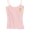 Juniors 1x1 Rib Spaghetti Strap Tank Thumbnail