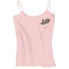 Juniors 1x1 Rib Spaghetti Strap Tank Thumbnail