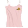 Juniors 1x1 Rib Spaghetti Strap Tank Thumbnail