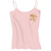 Juniors 1x1 Rib Spaghetti Strap Tank Thumbnail