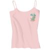 Juniors 1x1 Rib Spaghetti Strap Tank Thumbnail