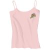 Juniors 1x1 Rib Spaghetti Strap Tank Thumbnail