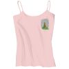 Juniors 1x1 Rib Spaghetti Strap Tank Thumbnail