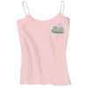 Juniors 1x1 Rib Spaghetti Strap Tank Thumbnail