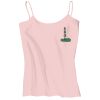 Juniors 1x1 Rib Spaghetti Strap Tank Thumbnail