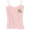 Juniors 1x1 Rib Spaghetti Strap Tank Thumbnail