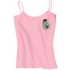 Juniors 1x1 Rib Spaghetti Strap Tank Thumbnail