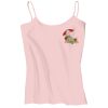 Juniors 1x1 Rib Spaghetti Strap Tank Thumbnail