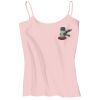 Juniors 1x1 Rib Spaghetti Strap Tank Thumbnail
