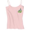 Juniors 1x1 Rib Spaghetti Strap Tank Thumbnail