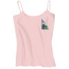 Juniors 1x1 Rib Spaghetti Strap Tank Thumbnail