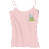 Juniors 1x1 Rib Spaghetti Strap Tank Thumbnail