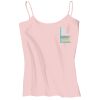 Juniors 1x1 Rib Spaghetti Strap Tank Thumbnail