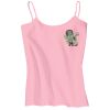 Juniors 1x1 Rib Spaghetti Strap Tank Thumbnail