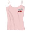 Juniors 1x1 Rib Spaghetti Strap Tank Thumbnail