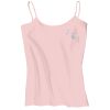 Juniors 1x1 Rib Spaghetti Strap Tank Thumbnail
