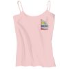 Juniors 1x1 Rib Spaghetti Strap Tank Thumbnail