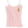 Juniors 1x1 Rib Spaghetti Strap Tank Thumbnail