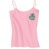 Juniors 1x1 Rib Spaghetti Strap Tank Thumbnail