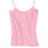 Juniors 1x1 Rib Spaghetti Strap Tank Thumbnail