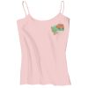 Juniors 1x1 Rib Spaghetti Strap Tank Thumbnail
