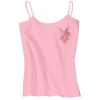 Juniors 1x1 Rib Spaghetti Strap Tank Thumbnail