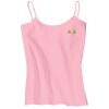 Juniors 1x1 Rib Spaghetti Strap Tank Thumbnail